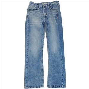 BKE Blue Straight Leg Jeans Vintage Look